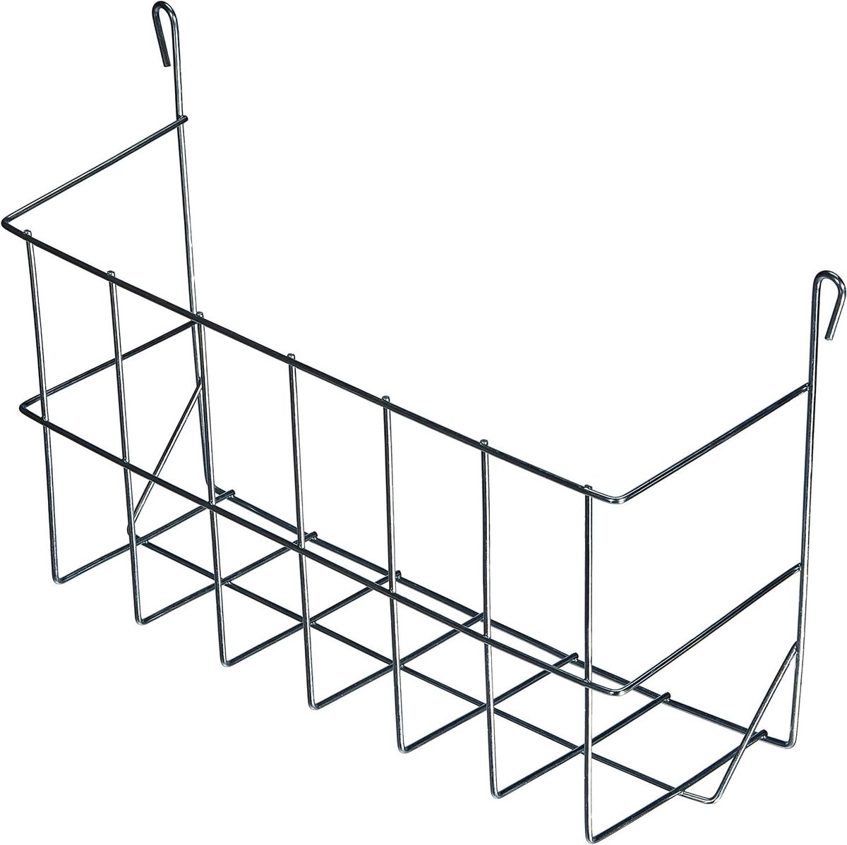 Konijnenkooi - Hooi rek - Dieren voeren - Voor hooi gras sla - 30 cm - Gegalvaniseerd