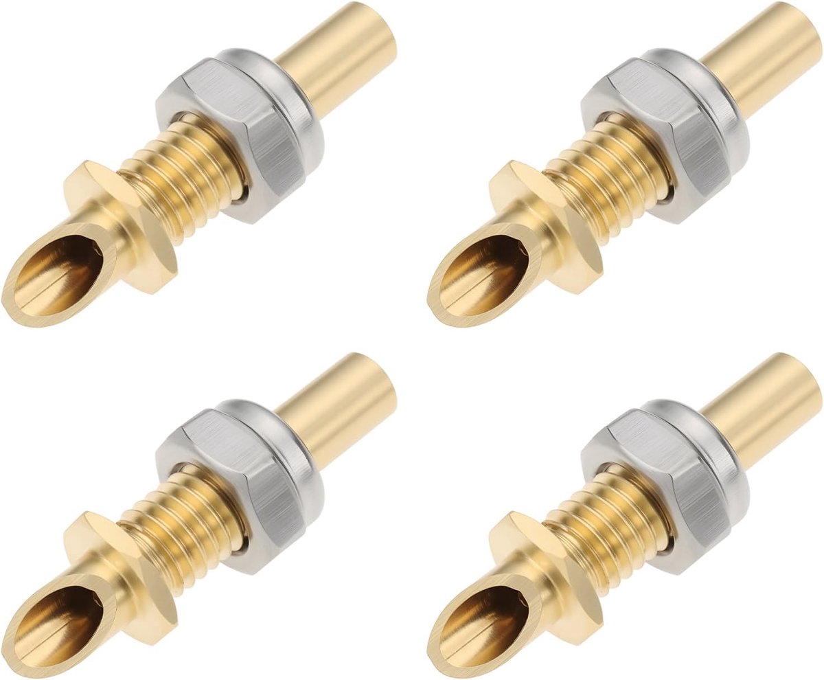 4 STKS RC Boot Waterkoeling Inlaat Nozzle M5 Draad Messing Connector Compatibel met RC Motor ESC Koelsysteem