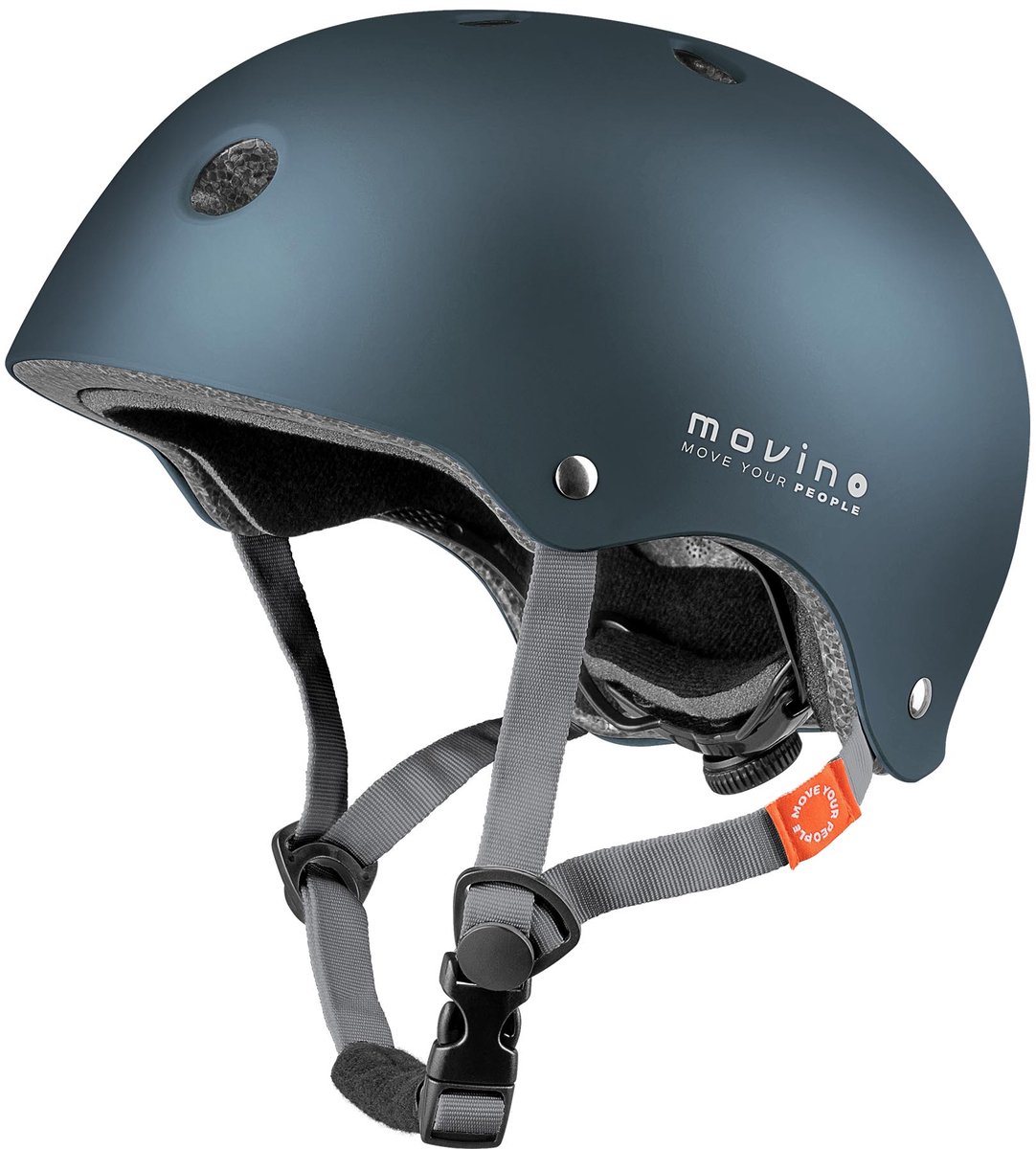Movino - Element - S - teal - urban fietshelm met Dial-Fit systeem - ABS/EPS - 11 Ventilatiegaten - Fiets Skeelers Step