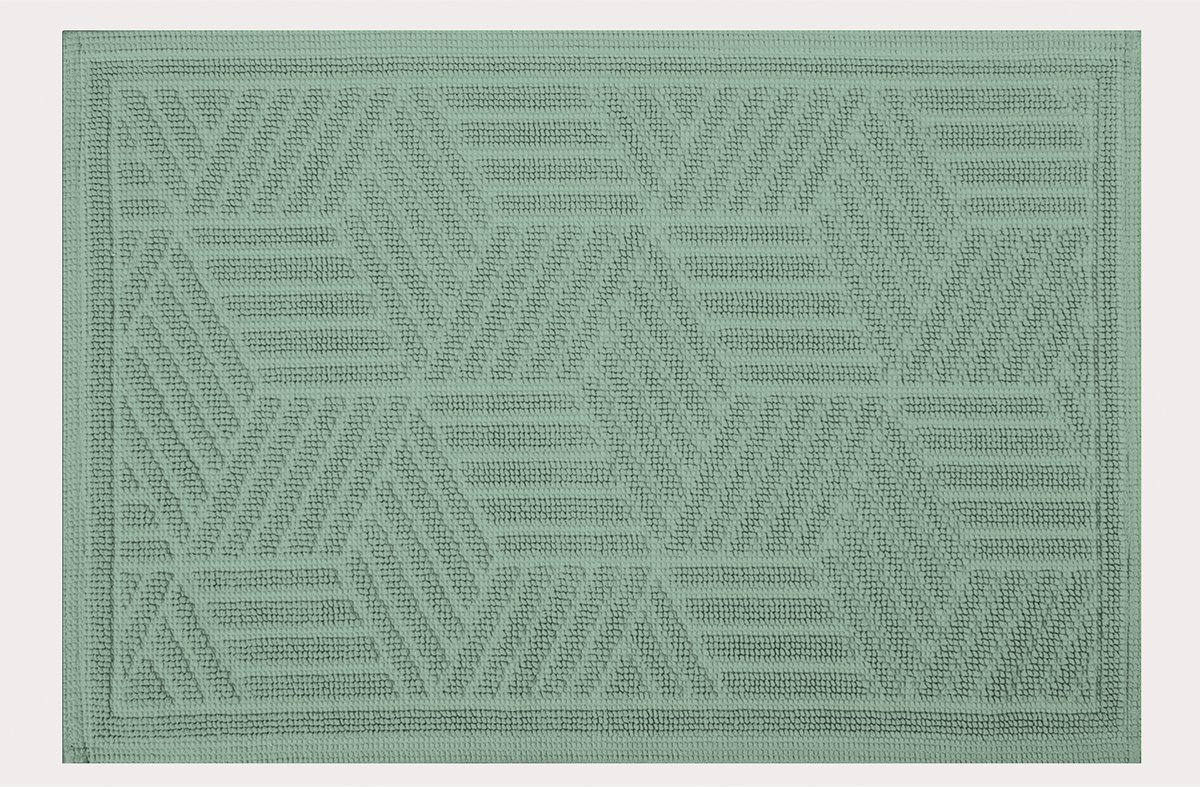 Spirella Badmat van 100% Katoen – Antislip Badkamermat Wasbaar op 40°C – Sneldrogend en Geschikt voor de Droger
