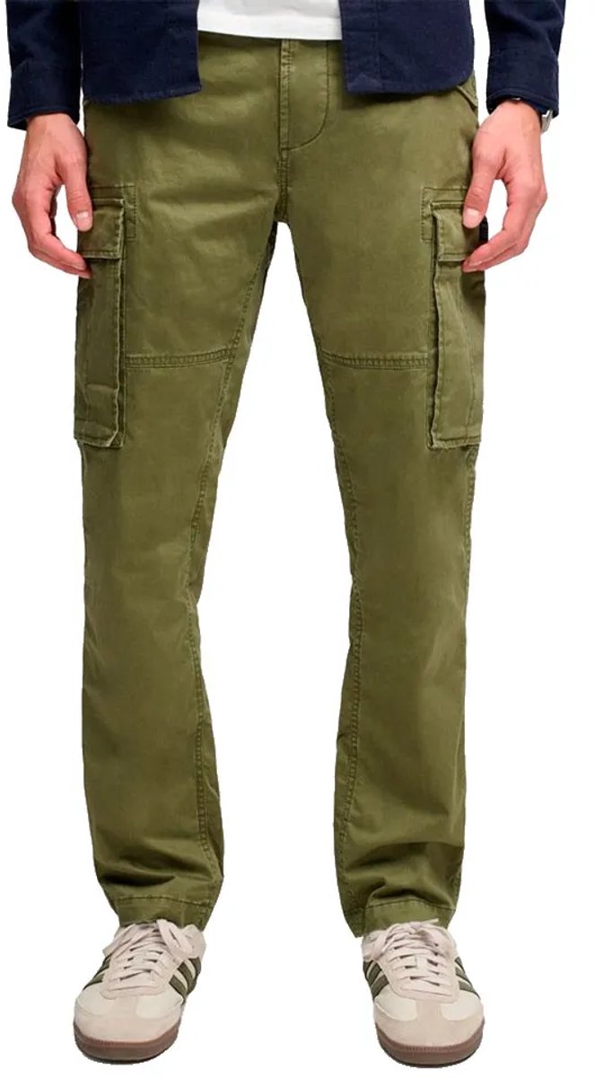 Superdry Slim Taper Cargobroek Groen 28 / 32 Man