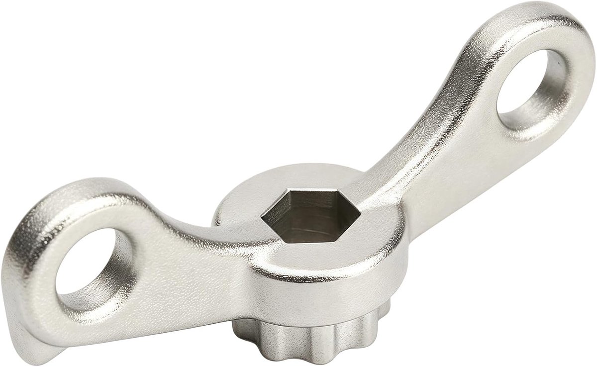 Hulpmiddel voor het verwijderen van fietscranks,cranktrekker met veiligheidshaak,gereedschap voor het afstellen van fietscranks,professionele cranktrekker compatibel met Shimano Hollowtech II,crankarm