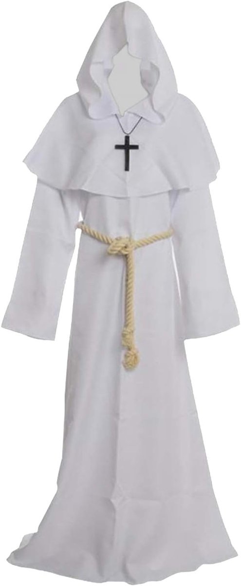 Friar Middeleeuwse monnik renaissance priester gewaad kostuum cosplay