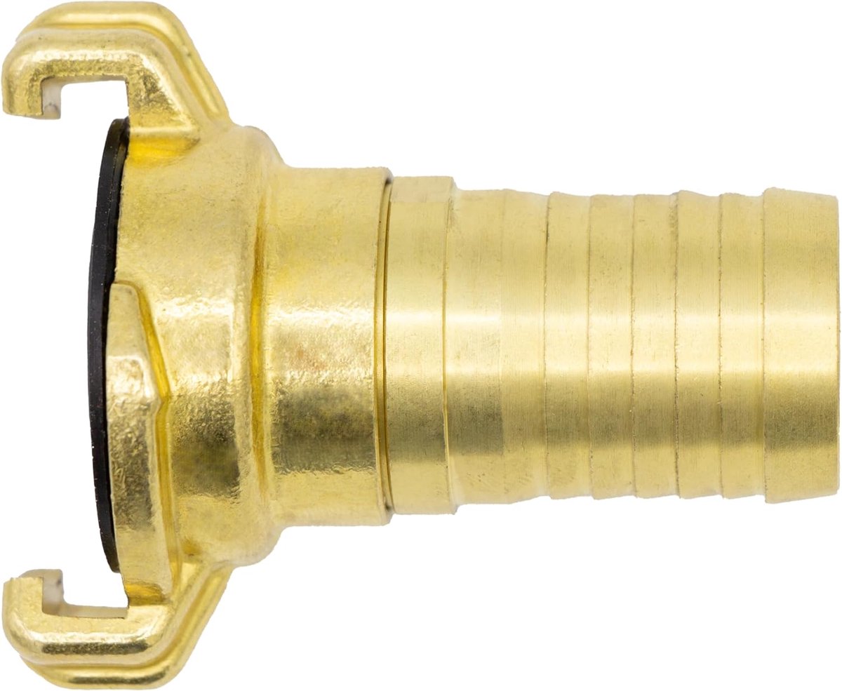 Geka Systeem 12227 Snelle Koppeling Slangstuk 1 Inch Roterende Uitloop Messing Blind