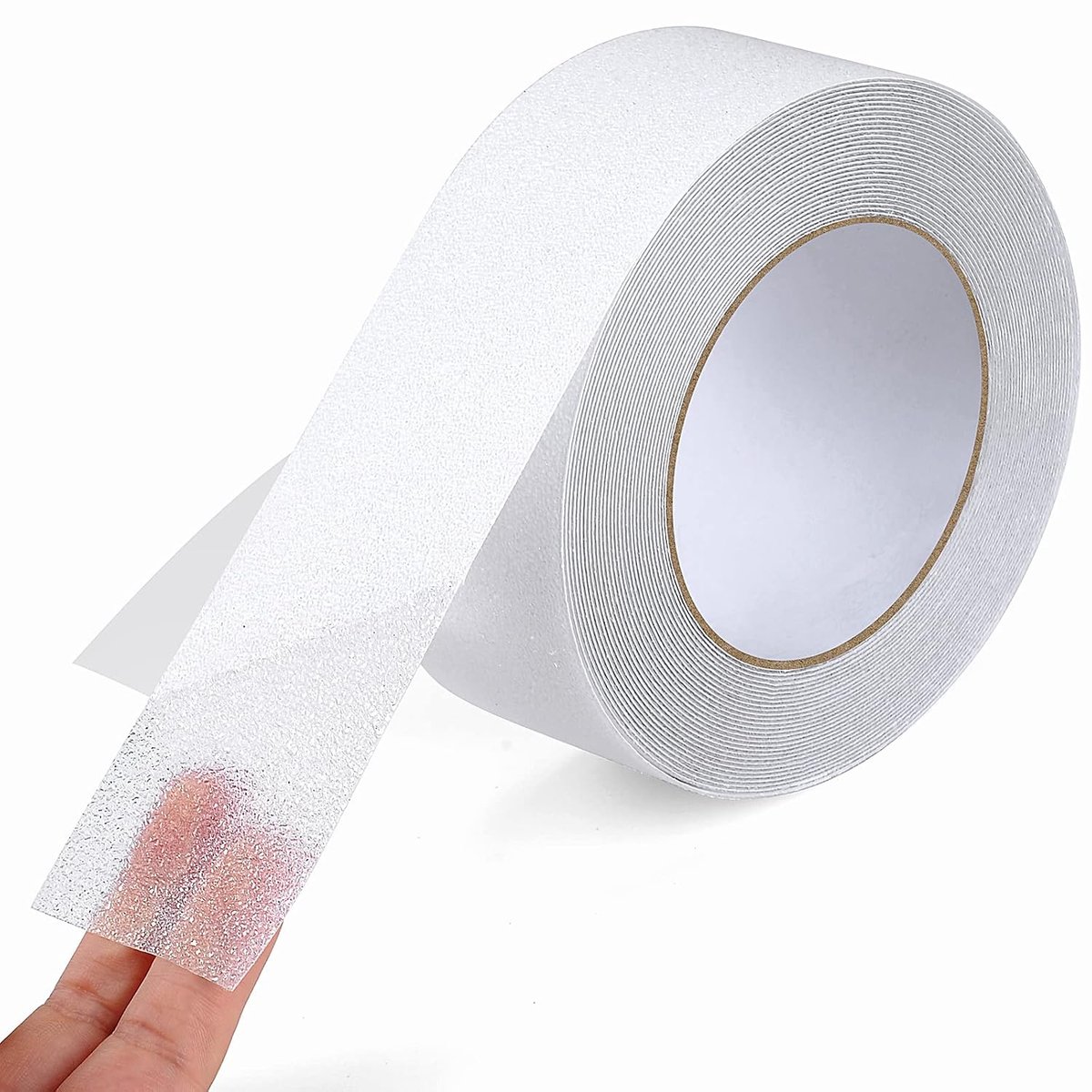 plakband, 5 cm x 10 m, antislip traptreden | Antislipband, zelfklevend, waterdicht, beschermt ouderen, kinderen/huisdieren tegen uitglijden en vallen, transparant