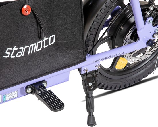 JOYSTAR Starmoto Elektrische Step met Zadel - voor Kinderen & Tieners (6-12 Jaar) - 250W Motor - Max. 25 km/u - 16 Inch Wielen - Paars van JOYSTAR — afbeelding 2