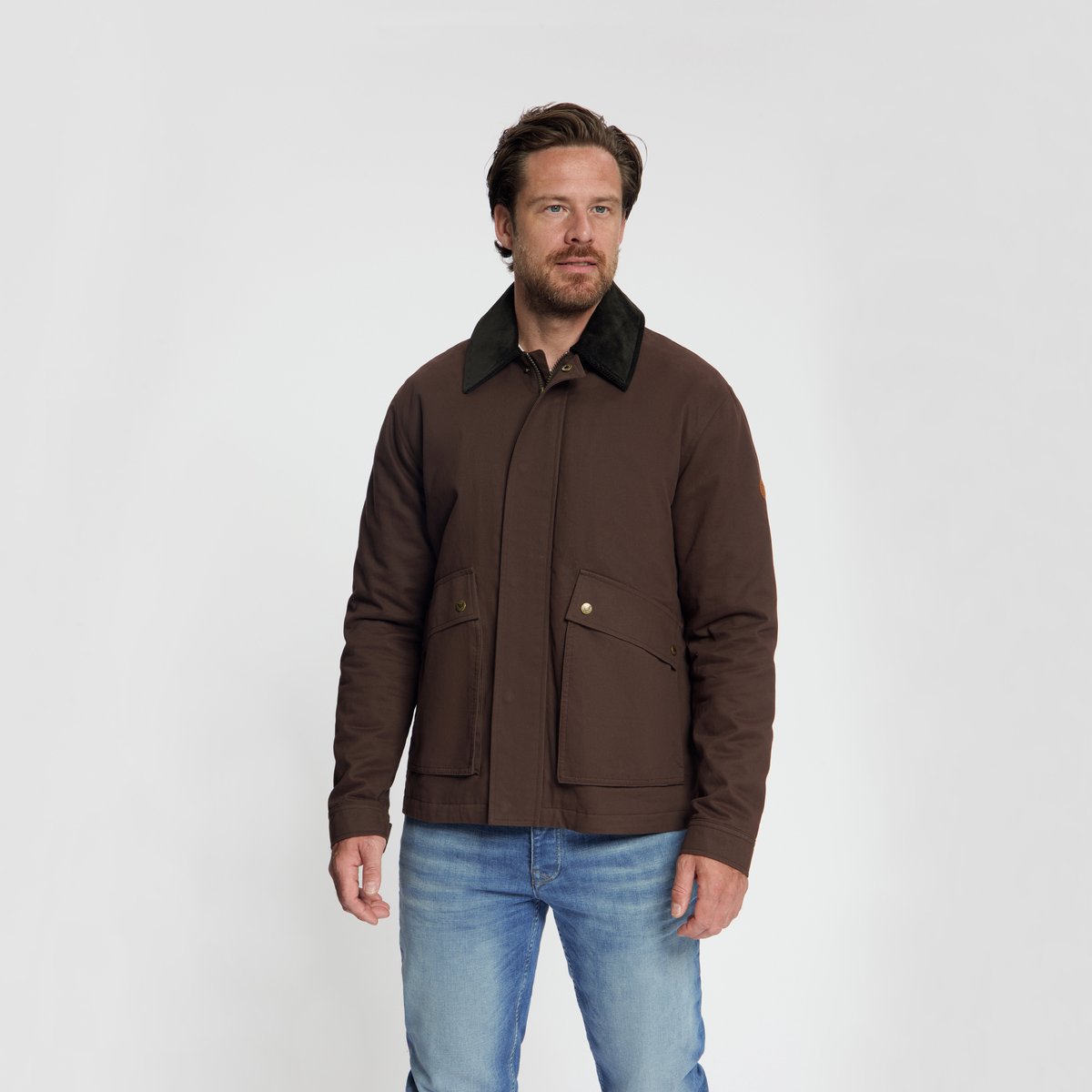 MGO Wesley Heren - Barn Jacket - Donkerbruin