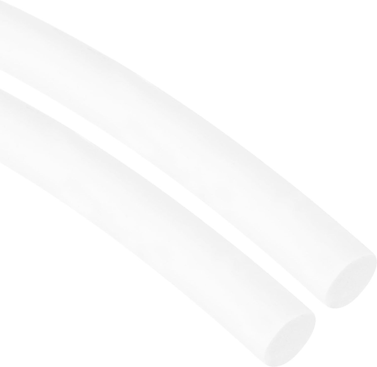 2 stuks siliconen schuimrubberen afdichtings-weerstrips 15 mm 1 m 3,3 ft sponsrubber koord effen wit