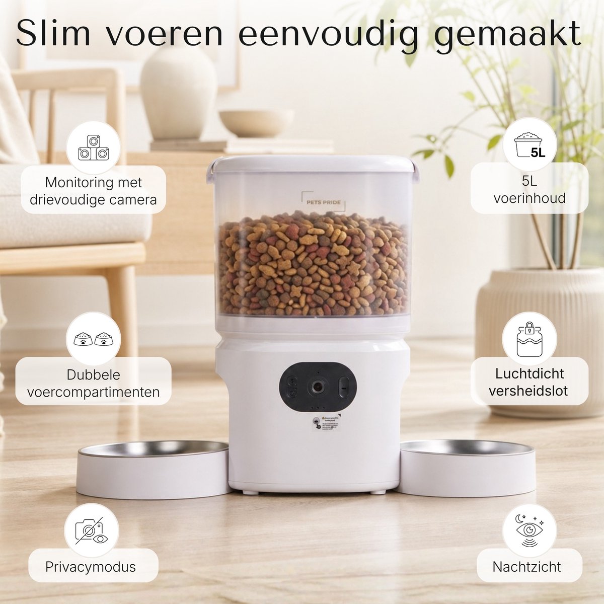 Pets Pride Automatische Voerbak Kat en Hond thumbnail 4