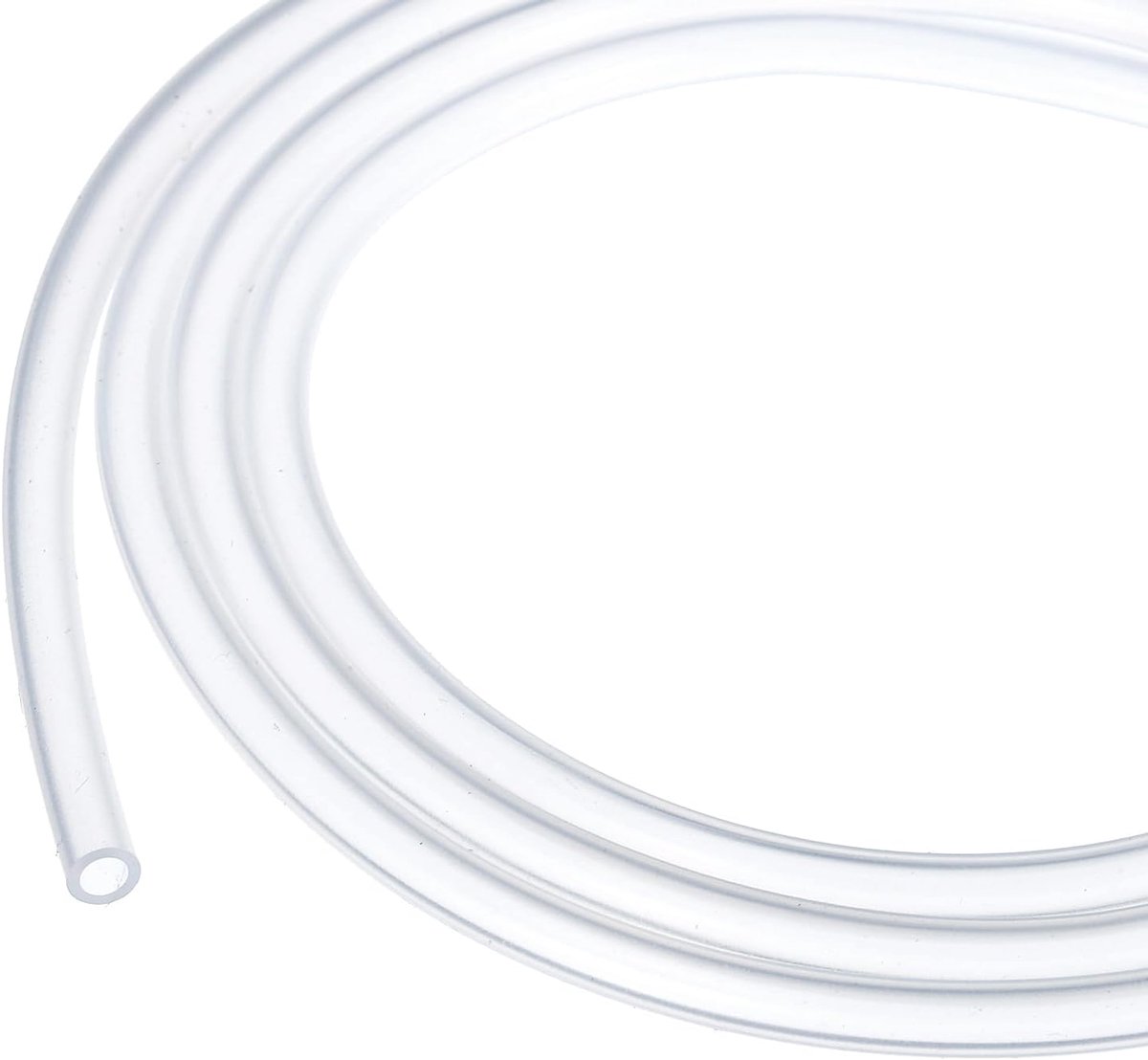 5 meter Siliconen Slang 5mm ID 7mm OD Heldere Industriële Kunststof Slangen Pure Siliconen Slangen voor Pomp Sifonering, Drainage, Irrigatie, Brouwen