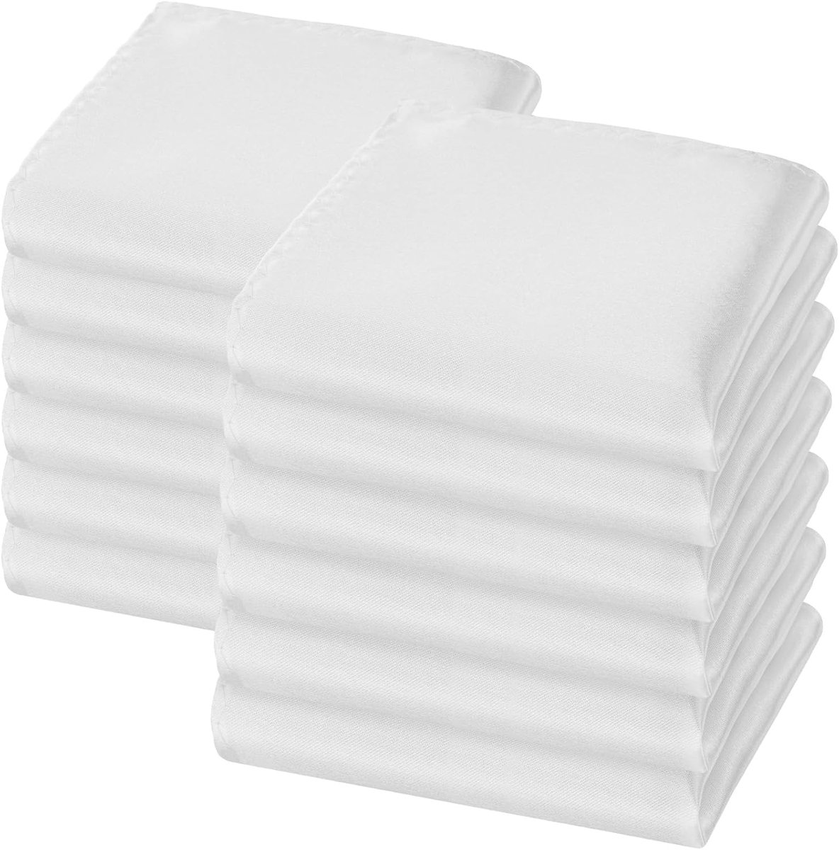 Zakdoeken voor heren Premium geassorteerde zakdoeken voor heren en dames, effen satijnen zakdoek voor bruidegoms, bruiloften, bal, feest, feest