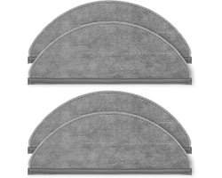 4x Dweilpads geschikt voor Roborock Q10 S5+/Q10 V+/Q10 S5/Q10 V - Dweildoeken navulling mop pads