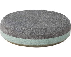 Dubbelzijdige Slijper Ronde Korrel - Groen - 80 x 25 mm - Siliciumcarbide Slijpsteen voor Messen en Tuingereedschap