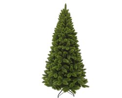 Triumph Tree Camden Slim - Kerstboom voor Binnen met Natuurlijke Uitstraling - Kerstversiering Compact Model - Kunstboom met Kleurcodesysteem - H120 x Ø69 cm - Groen