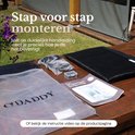 Inhoud van de verpakking van de O'DADDY hor, inclusief hor, handleiding en accessoires.