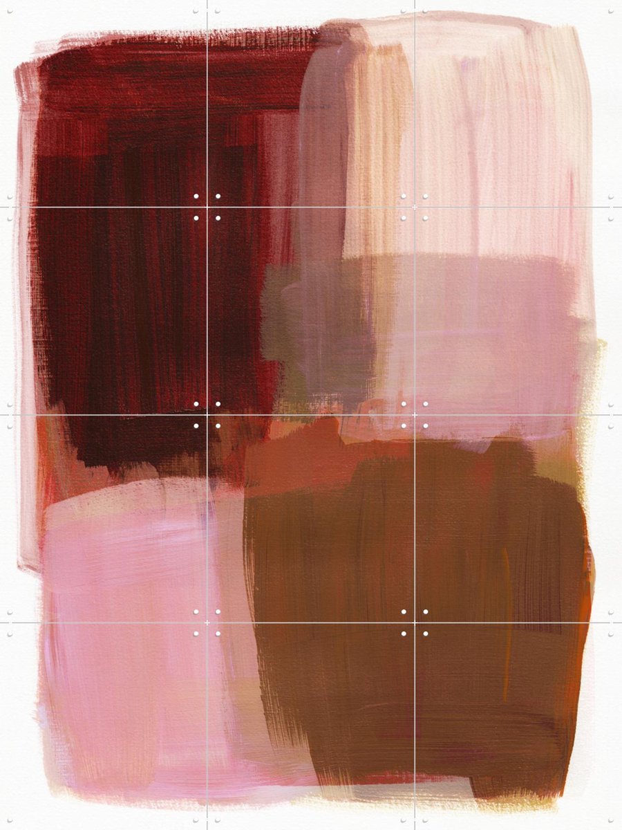 IXXI Soft Collision, Mareike Böhmer - 60 x 80 cm - Gratis ophangtool - Grote wanddecoratie en posters - Olieverf, Modern, Minimalisme, Abstract