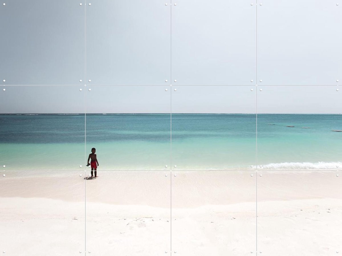 IXXI Tropical Silence Alone In Paradise, Claire Droppert - 80 x 60 cm - Gratis ophangtool - Grote wanddecoratie en posters - Realisme, Fotografie