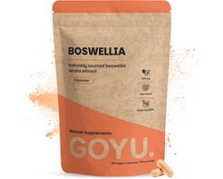 GOYU Boswellia Extract 5.000 mg 60 capsules - boswellia capsules - boswellia serrata - Vegan - Zonder toevoegingen - Lab getest - 60 dagen voorraad per zakje