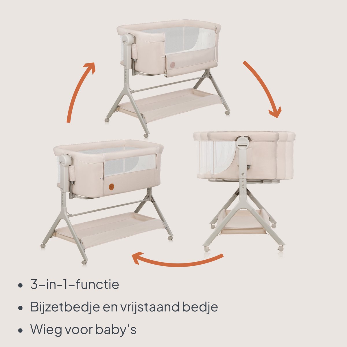 Lionelo Lionelo Leonie Plus Co-Sleeper - afbeelding 4