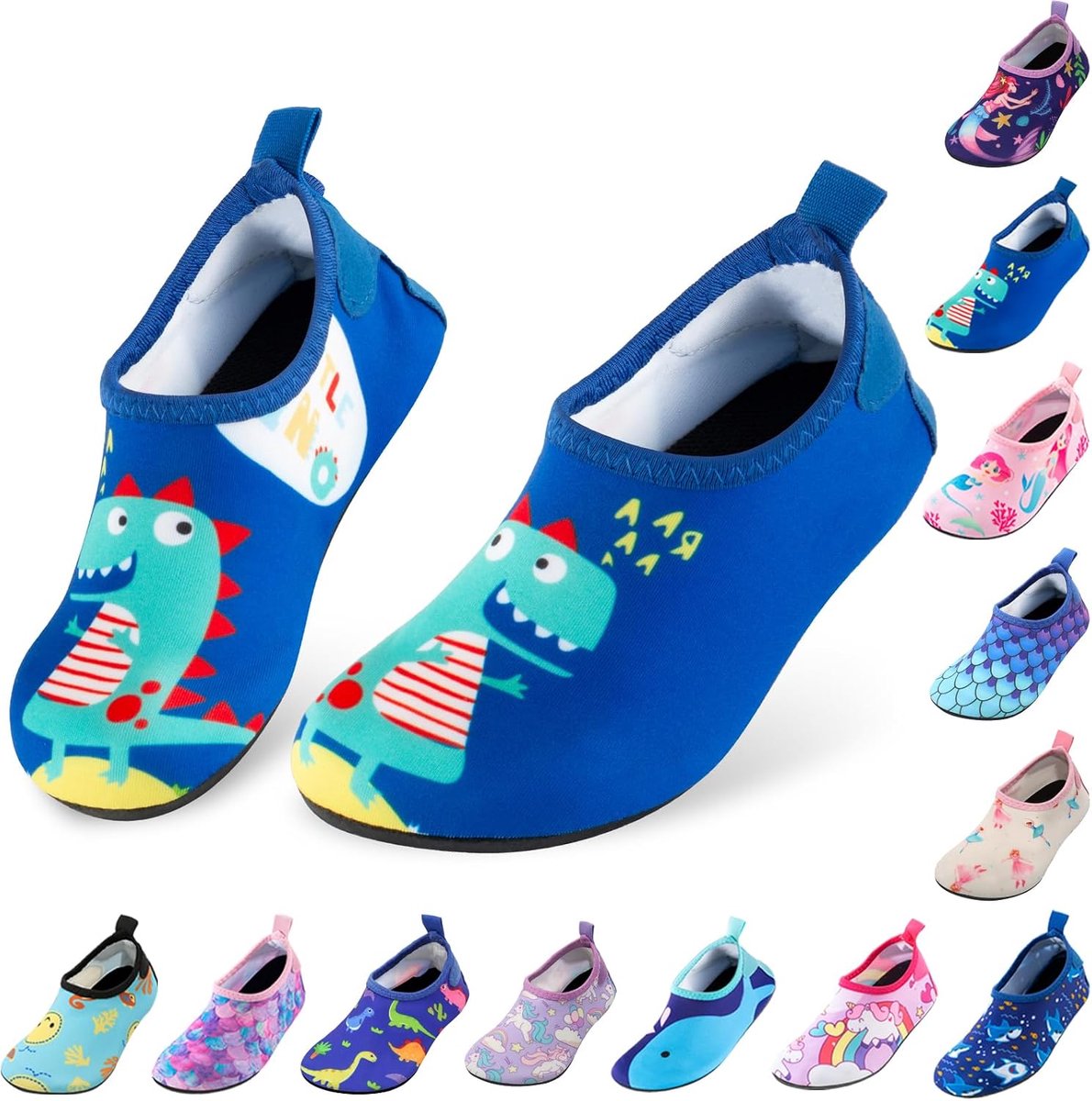 Waterschoenen, voor kinderen, sneldrogend, antislip, blote voeten, zwemmen, aquasokken, voor strand, zwembad, voor jongens, meisjes, peuters, zuigelingen