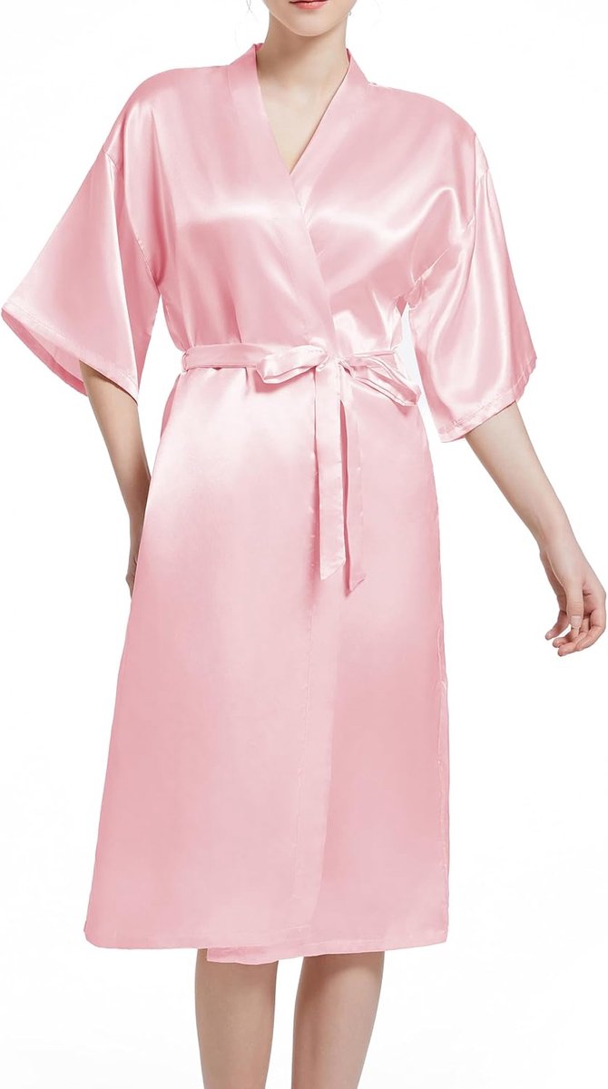 zijden ochtendjas voor vrouwen UK dames kimono satijnen badjas lichtgewicht Japanse bruiloft ochtendjassen pyjama kort
