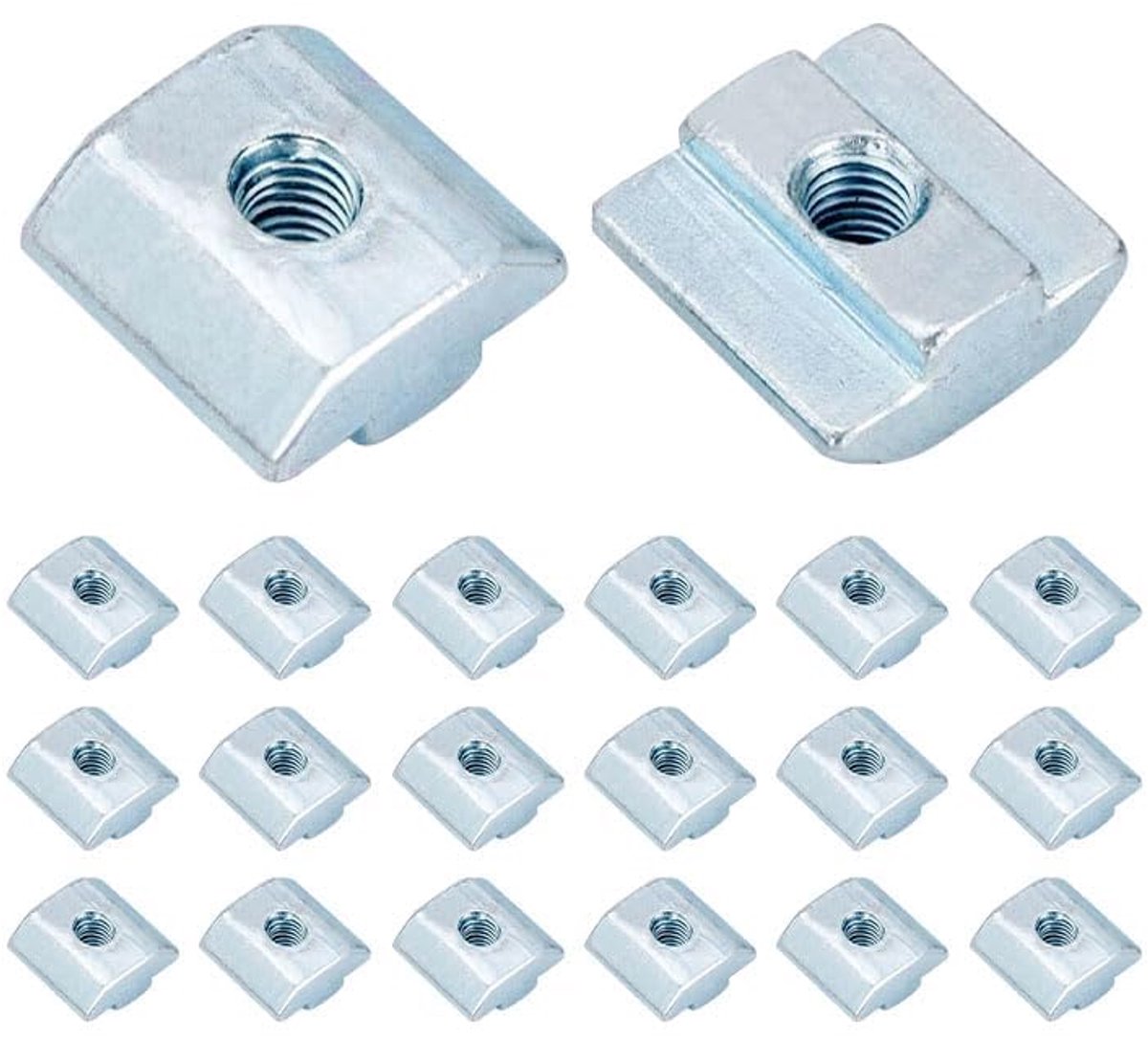 Sliding T Slot Nuts 30 stuks (20 M6)