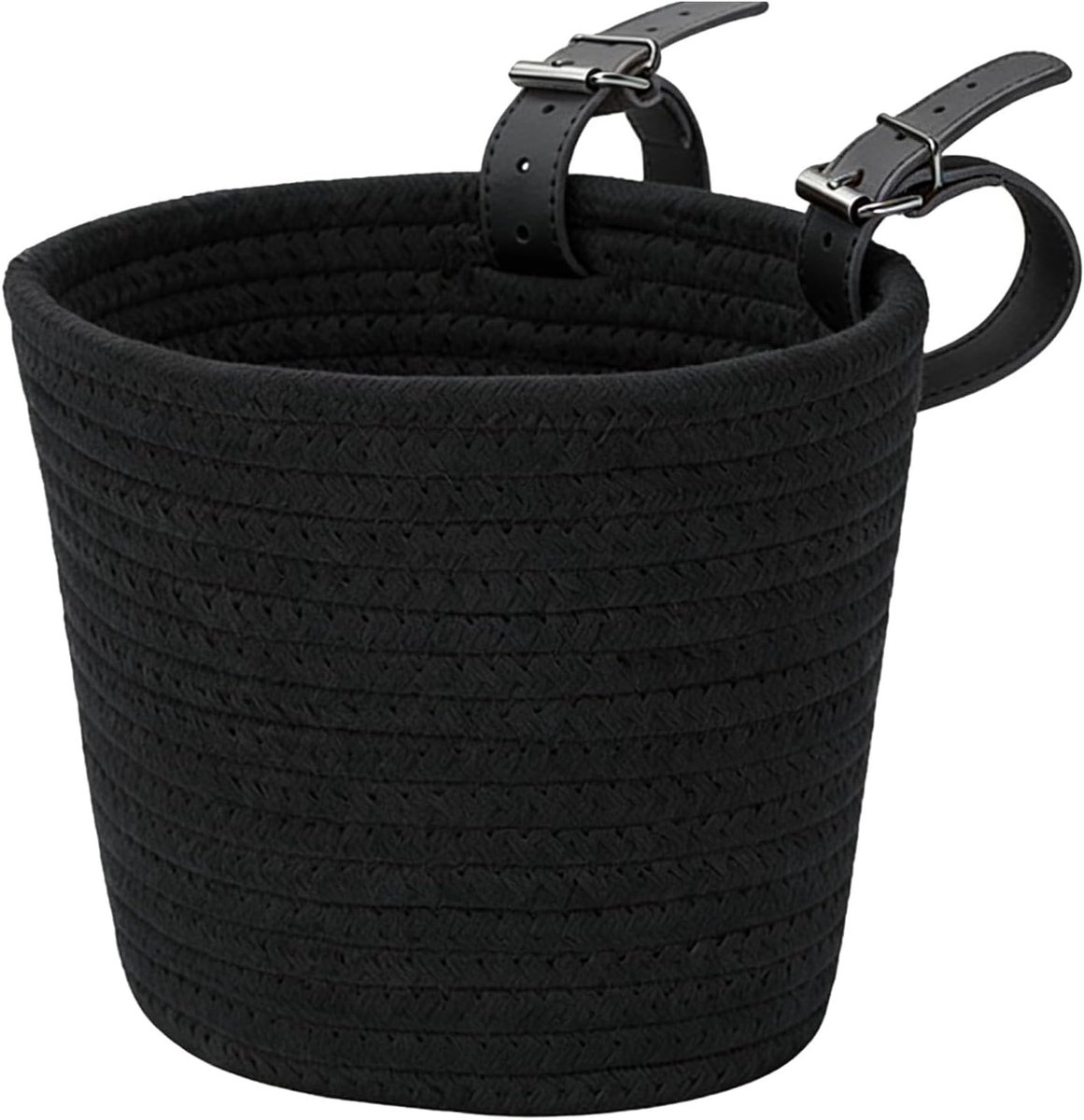 Fietsmand voor kinderen, fietsmand voor kinderen en meisjes voor, afneembaar katoenen touw, micro-rollermand, meisjes, fietsopslag, draagtas voor kinderfietsen, balansfiets