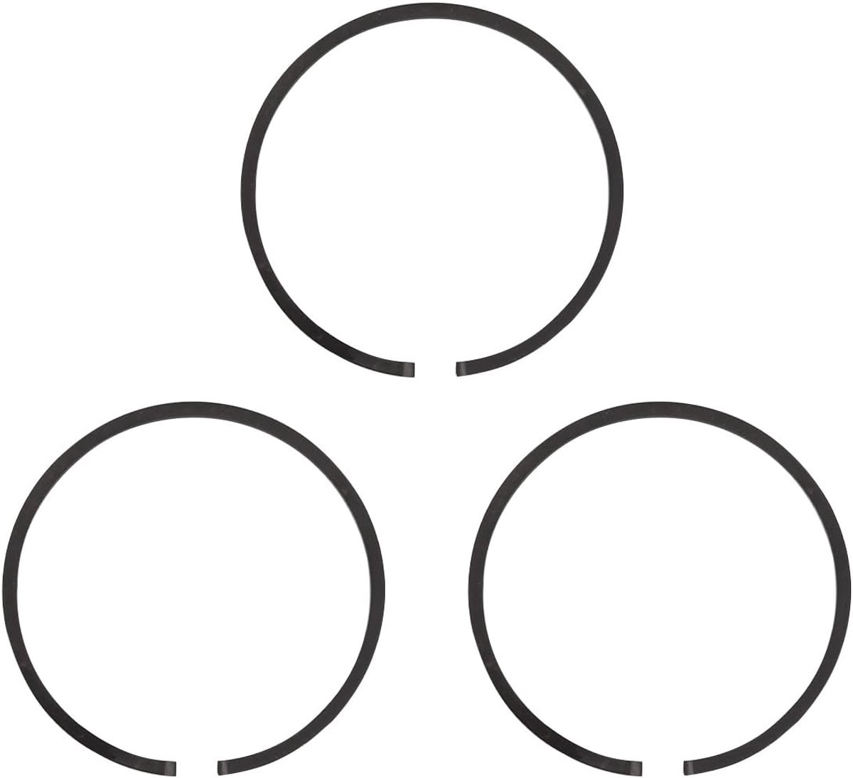 3 STKS Grasmaaier Oliezaag Zuigerring, Cilinder Afdichting Tool Luchtpomp Zuigerring voor Cilinder Diameter 47Mm