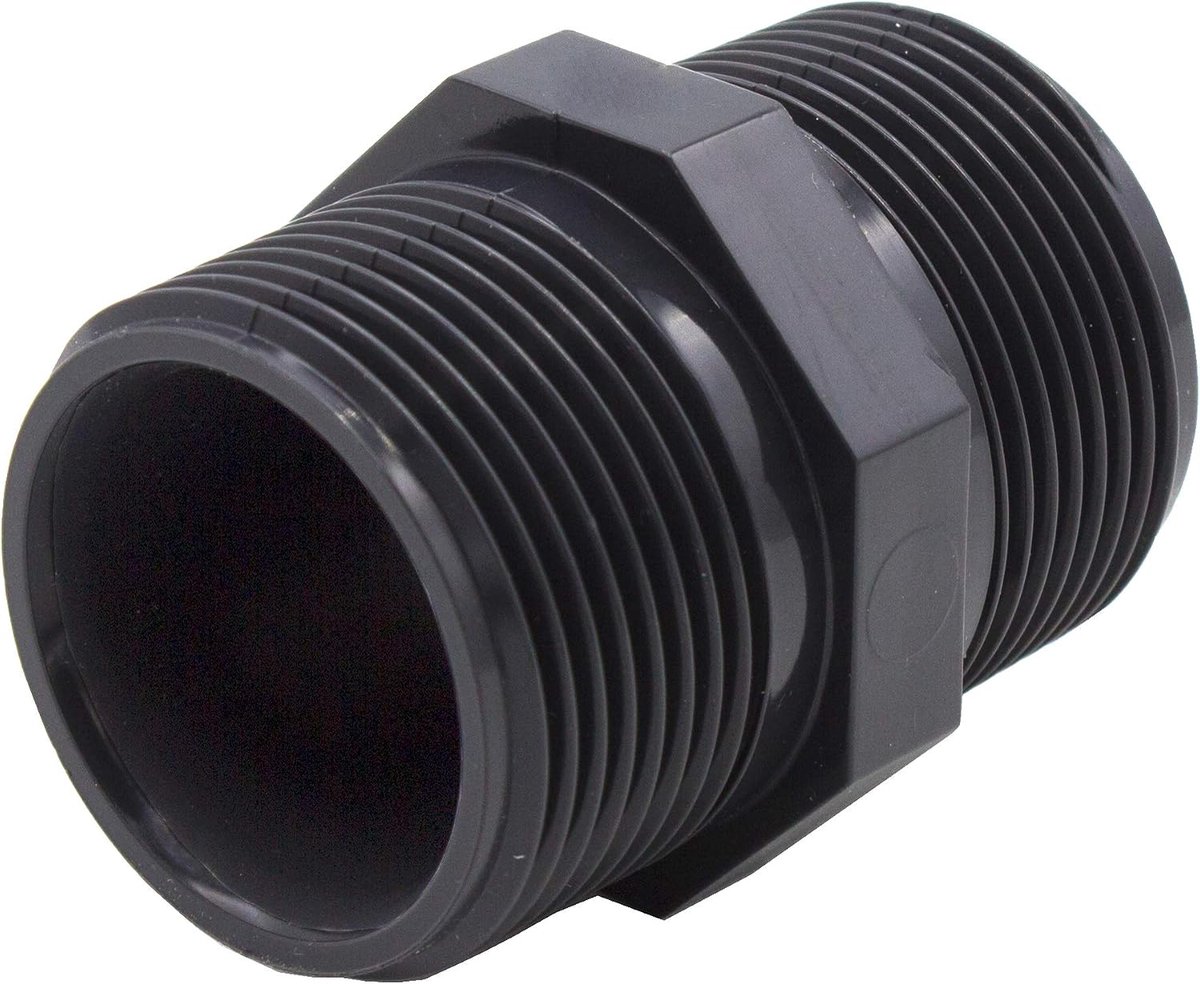 Double 14047, 1 Inch AG/AG, PVC-U, 16 Bar