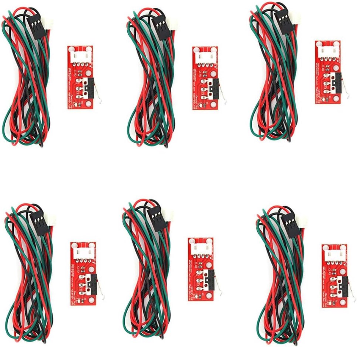 6 stuks RAMPS 1.4 eindstop mechanische limietschakelaar RepRap 3D-printer Prusa CNC