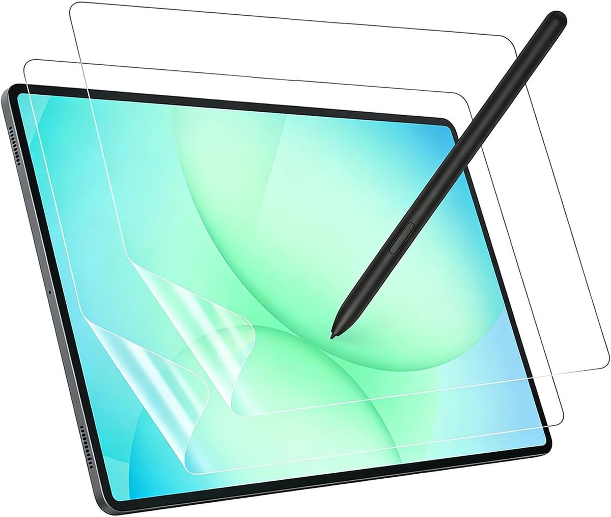 2 stuks beschermfolie van papier voor Samsung Galaxy Tab A11 (8,7 inch) tablet, mat PET-papierfolie, tekenen en schrijven zoals op papier