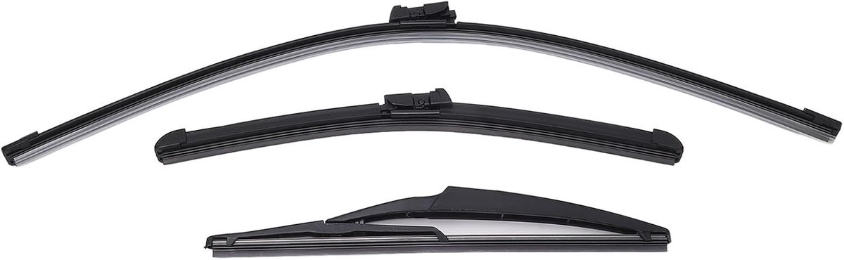 Ruitenwisserbladen Voor 500 500C 500L 2009-2023 Auto Voor Achter Ruitenwisserblad Set Rubberen Voorruit Regenborstels Automotive Vervanging
