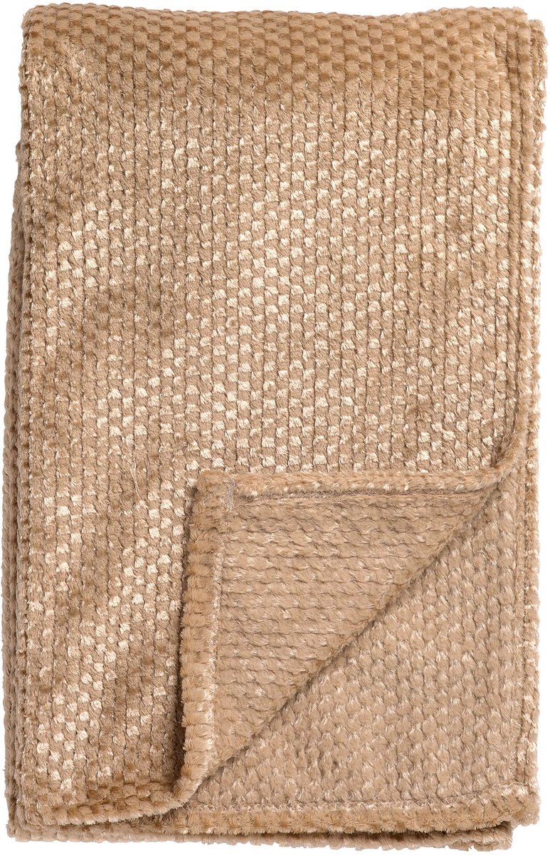 Dutch Decor - MICKY - plaid 150x200 cm - fluffy - Cuban Sand - beige