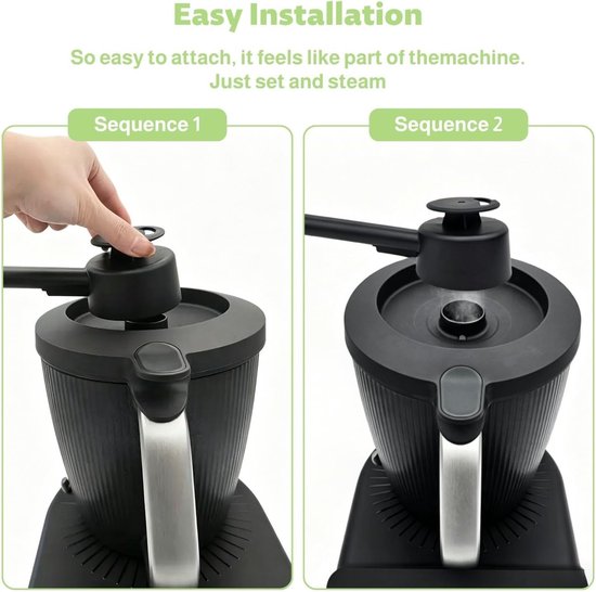 compatibel met TM7, hittebestendige accessoires voor stoomafleiding met meubelbescherming, draaibaar opzetstuk voor hangkasten, vaatwasmachinebestendig, TM7-accessoire van Compatibel — afbeelding 3