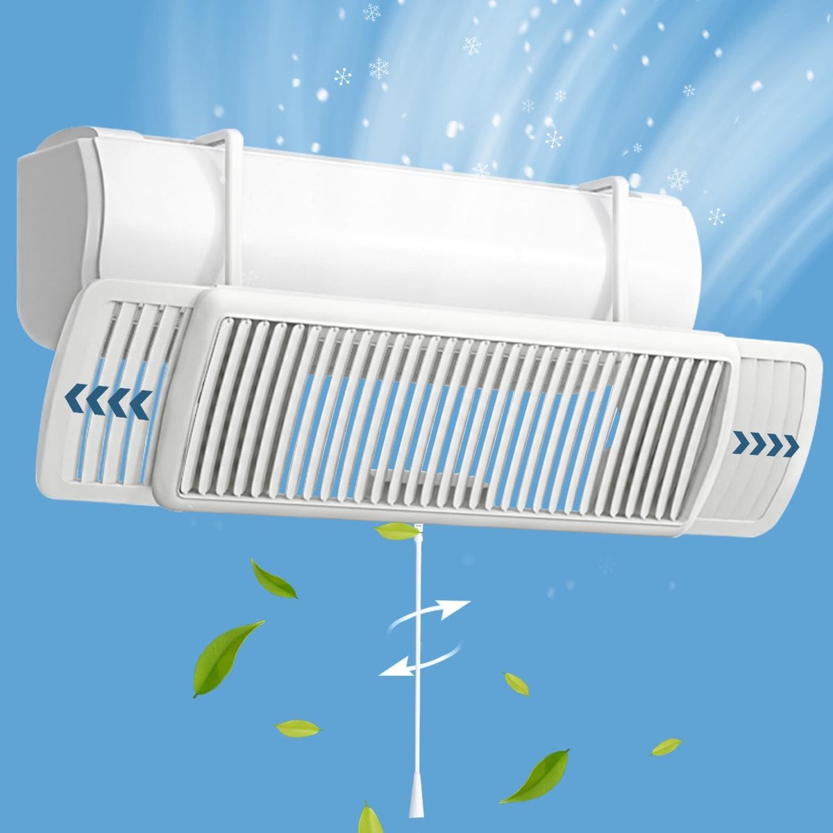 winddeflector voor airconditioning, verstelbaar, winddeflector voor airconditioning