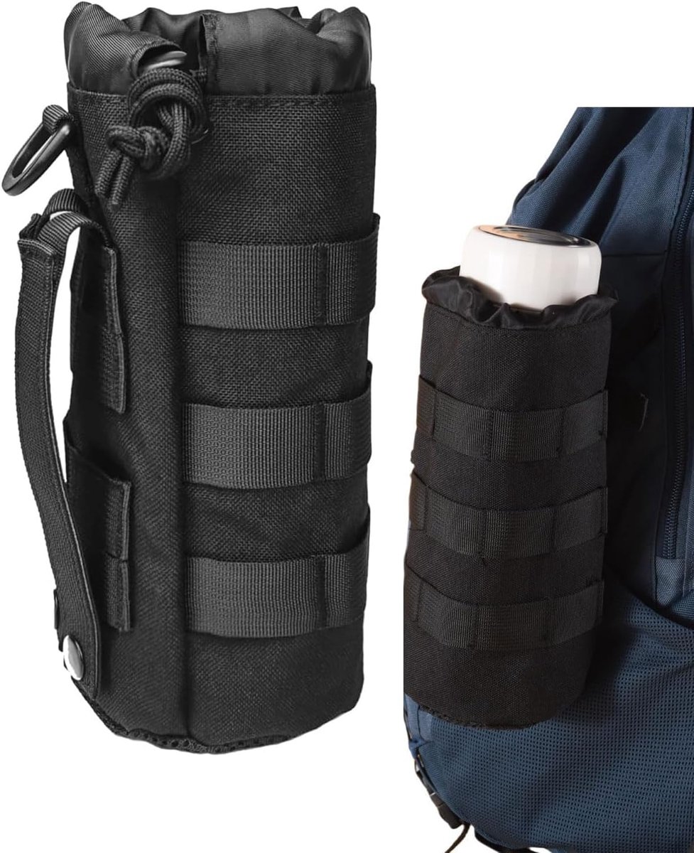 Bottle holder rugtas - nylon - waterdicht - ideaal voor outdoor activiteiten - SnelShoppen