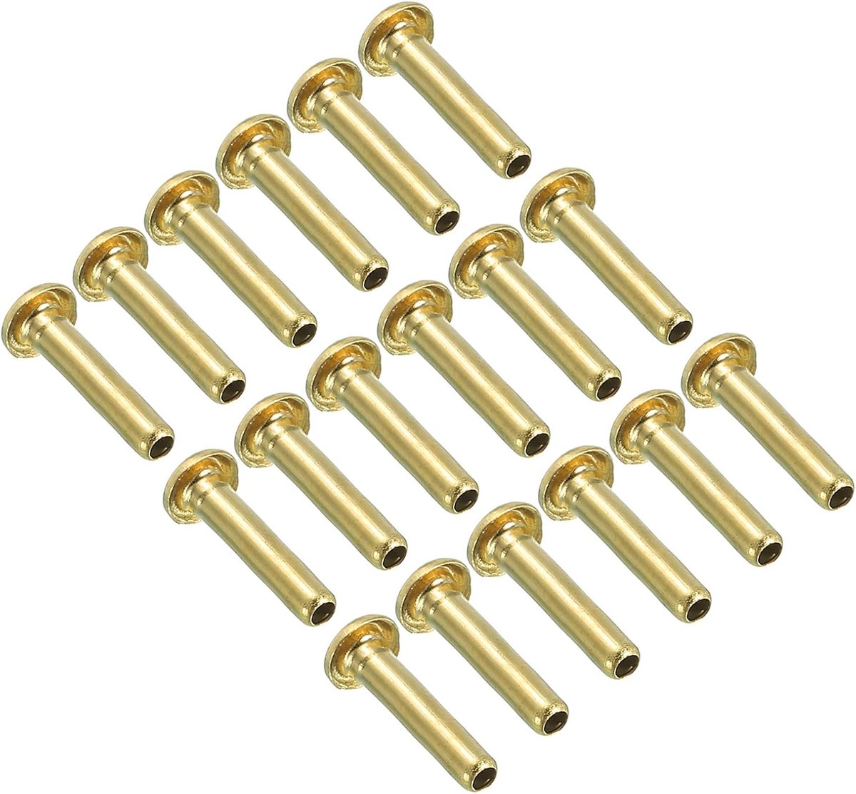 2mm ID 4mm OD Messing Compressie Insert, 18 Pack Insert Tube Ondersteuning Compressie Montage Accessoires Kit Voor Water Olie Luchtpijp