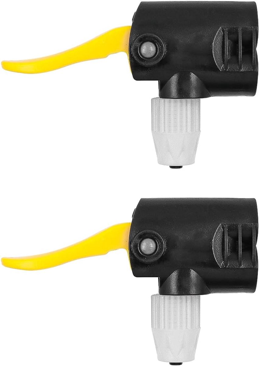 2 Stks Fiets Pomp Adapters - Presta Valve Heads En Vervanging Rail Heads Voor Fiets En Motorfiets