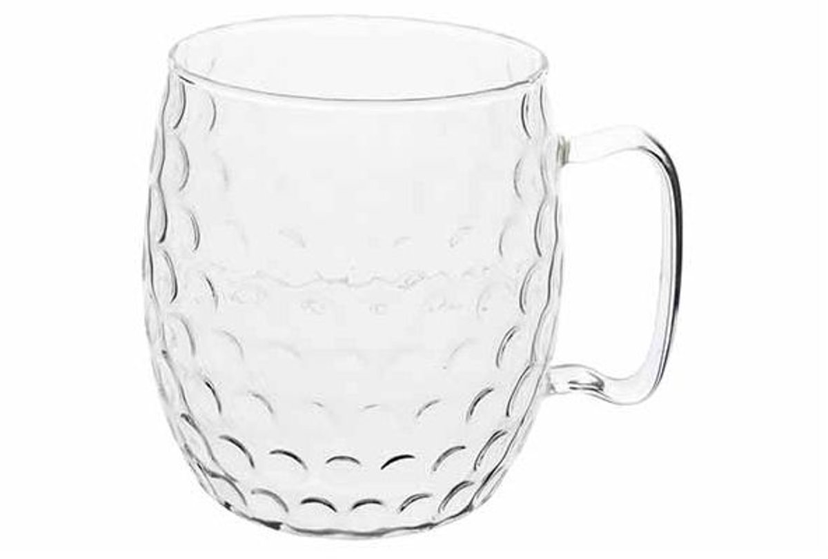 Moscow Mule Glass Hammertone Transparant