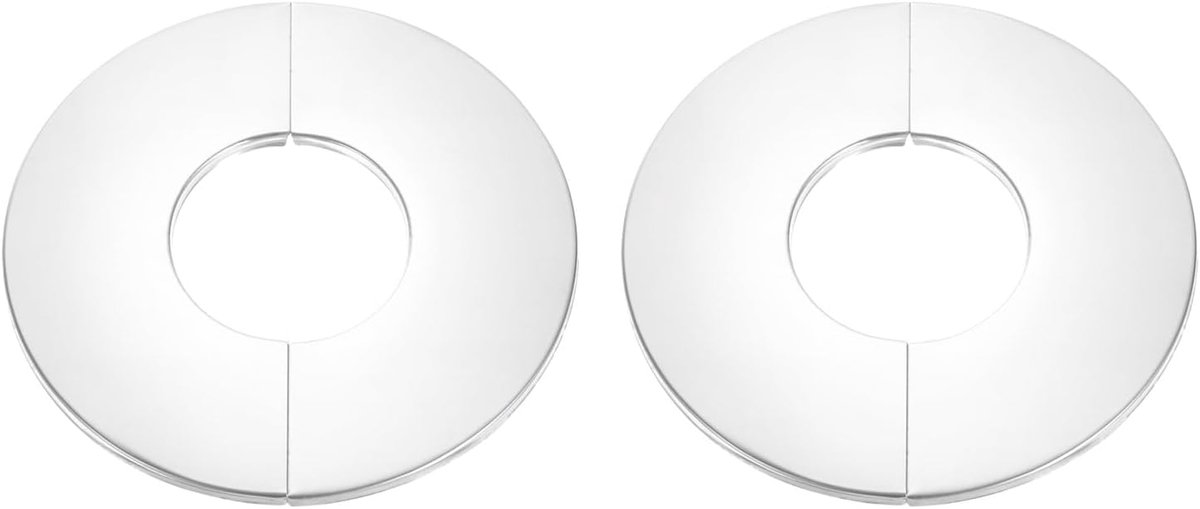 sourcing map 2 stuks staaf gedeelde flens 304 roestvrij staal ronde plaat voor 60 mm diameter buisleiding