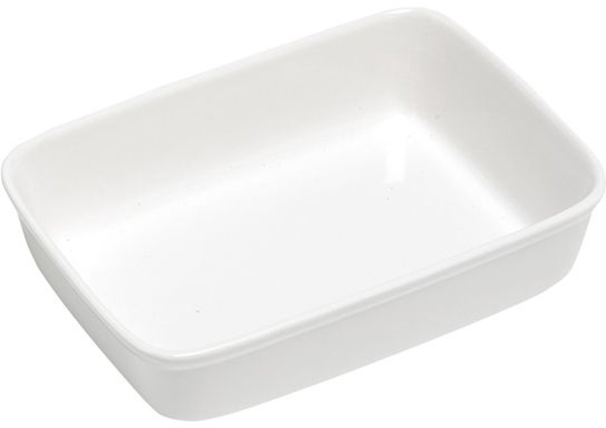 Cosy & Trendy Gourmet Schotel Wit 22,5x15cm Rechthoeki
