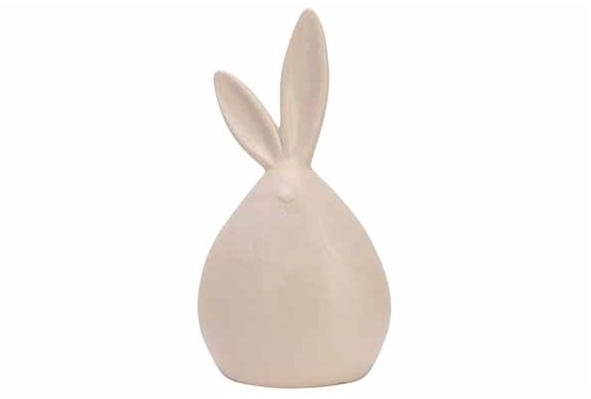 Konijn Chica Beige 9x5,7xh17,3cm Rond Po Rselein