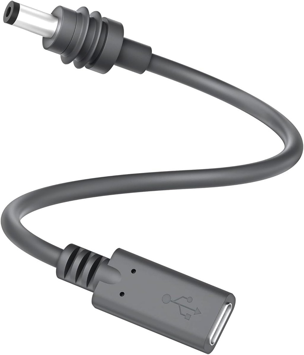 voor Starlink Mini USB-C Female naar DC Male Adapterkabel 20,5 cm, USB-C Female naar DC Male Voedingsadapter met PD Smart Chip, voor Powerbank