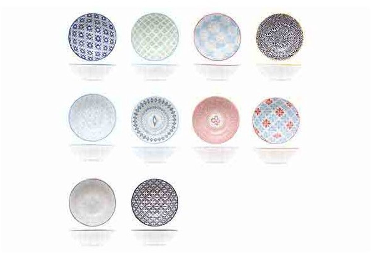 Cosy & Trendy Happy Mix B Schaaltje D11xh3.5cm-10 Types