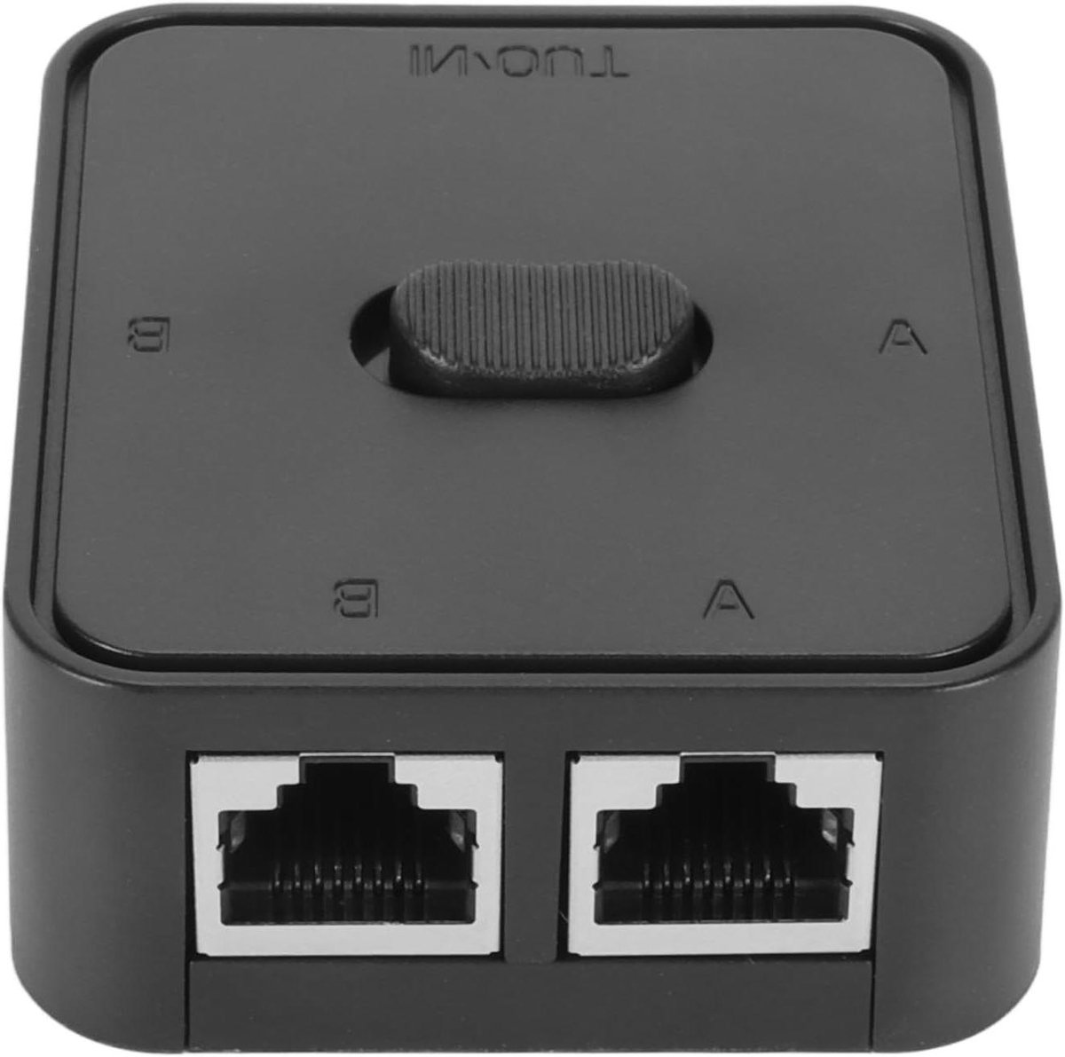 Netwerk Switch - Ethernet Splitter - Netwerk Uitbreiding - 2 Poorten Gigabit - Compact Ontwerp - Zwart