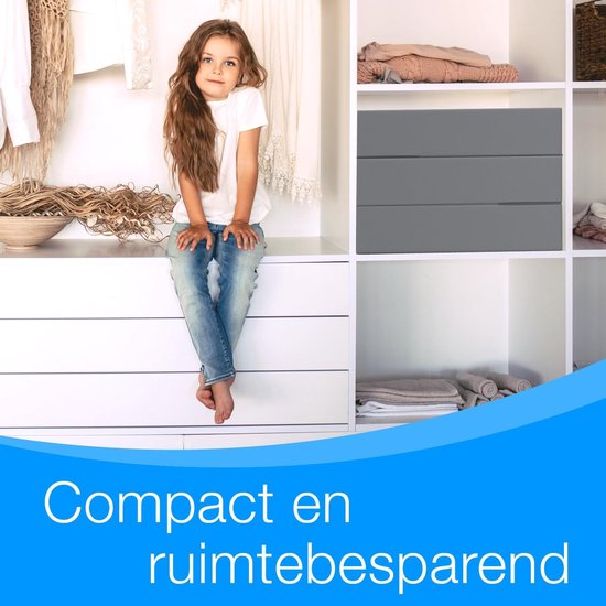 Opvouwbaar Matras - Vouwmatras Logeermatras - Gastvrij Ontvangen - Extra Dik 15 cm Schuim - 75 x 195 cm - Grijs — afbeelding 2