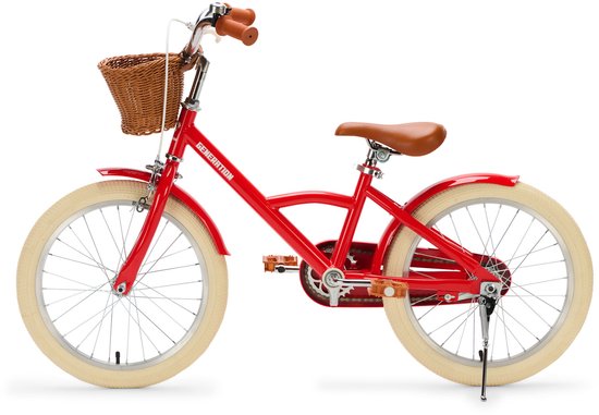 Generation Classic 18 inch Rood - Kinderfiets met Mandje van Generation — afbeelding 5