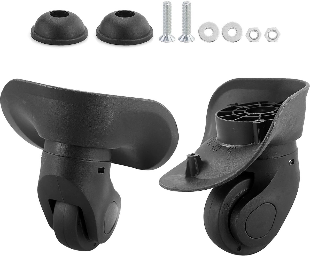 Dailygoods- Kofferwielen Reservekofferwielen - Kunststof Lagers - Reparatieaccessoireset - Schokabsorberend - Antislip - Geschikt voor Trolleykoffer - Bagagewielen