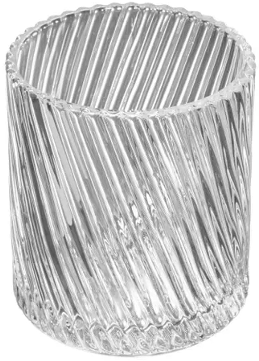 Bolsius Twist - Kaarshouder - 4 stuks - Transparant - Relight