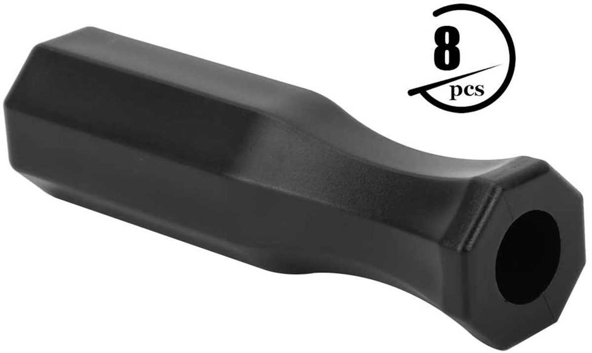 Dailygoods- Voetbaltafel Greep 8-delige Set - Antislip Handvat - Ergonomische Duimcurve - Harde Kunststof - Slijtvast en Duurzaam - Tafelvoetbalgreep